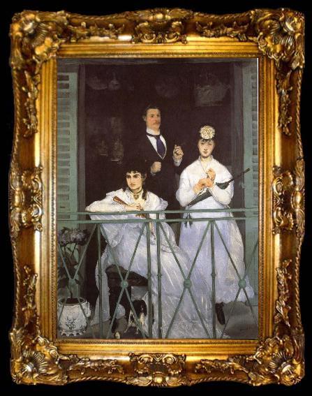 framed  Edouard Manet The Balcony, ta009-2